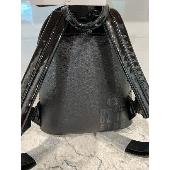 Loungefly Star Wars Black Darth Vader Light Up Mini Backpack Black New main image 6